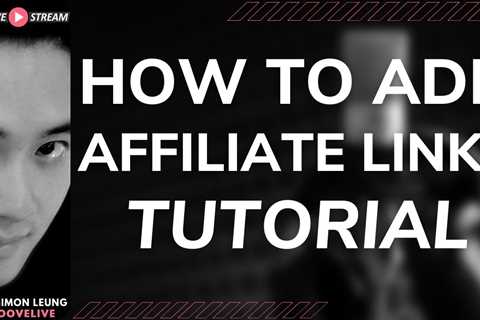 [GLIVE] GrooveSell Tutorial: How To Add An Affiliate Link For A New Landing Page