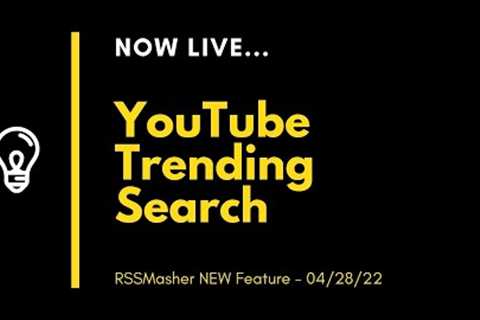YouTube Video Trending Search Strategy Training