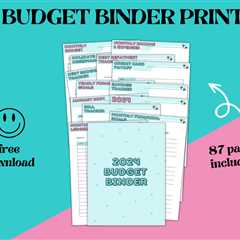 2024 Budget Binder Printables