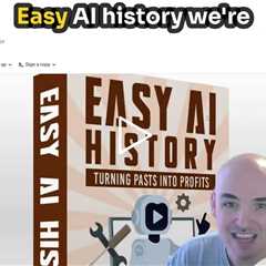 EASY AI HISTORY REVIEW BONUS OTO's WALKTHOUGH DEMO Turning Pasts Into Profits by Amy Harrop
